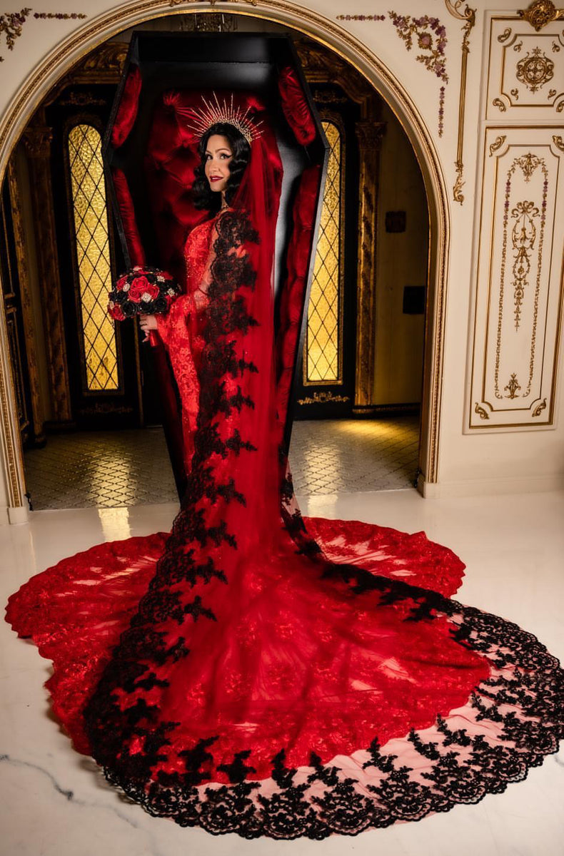 The Vampire Veil in Red The Vampire Veil in Red