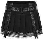 Gothic Rose Pleated Skirt - Goth Mall