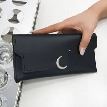 Crescent Moon Wallet - Goth Mall