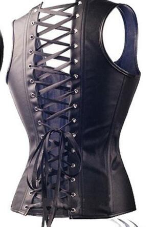 Strapped Leather Corset