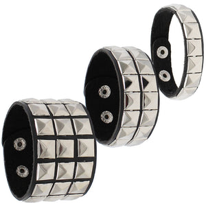 Rocker Rivets Wristbands - Goth Mall