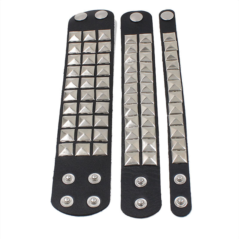 Rocker Rivets Wristbands - Goth Mall