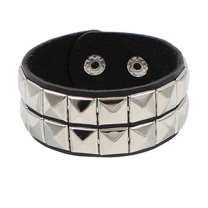 Rocker Rivets Wristbands - Goth Mall