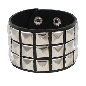 Rocker Rivets Wristbands - Goth Mall