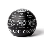 Pagan Calendar Globe Lamp