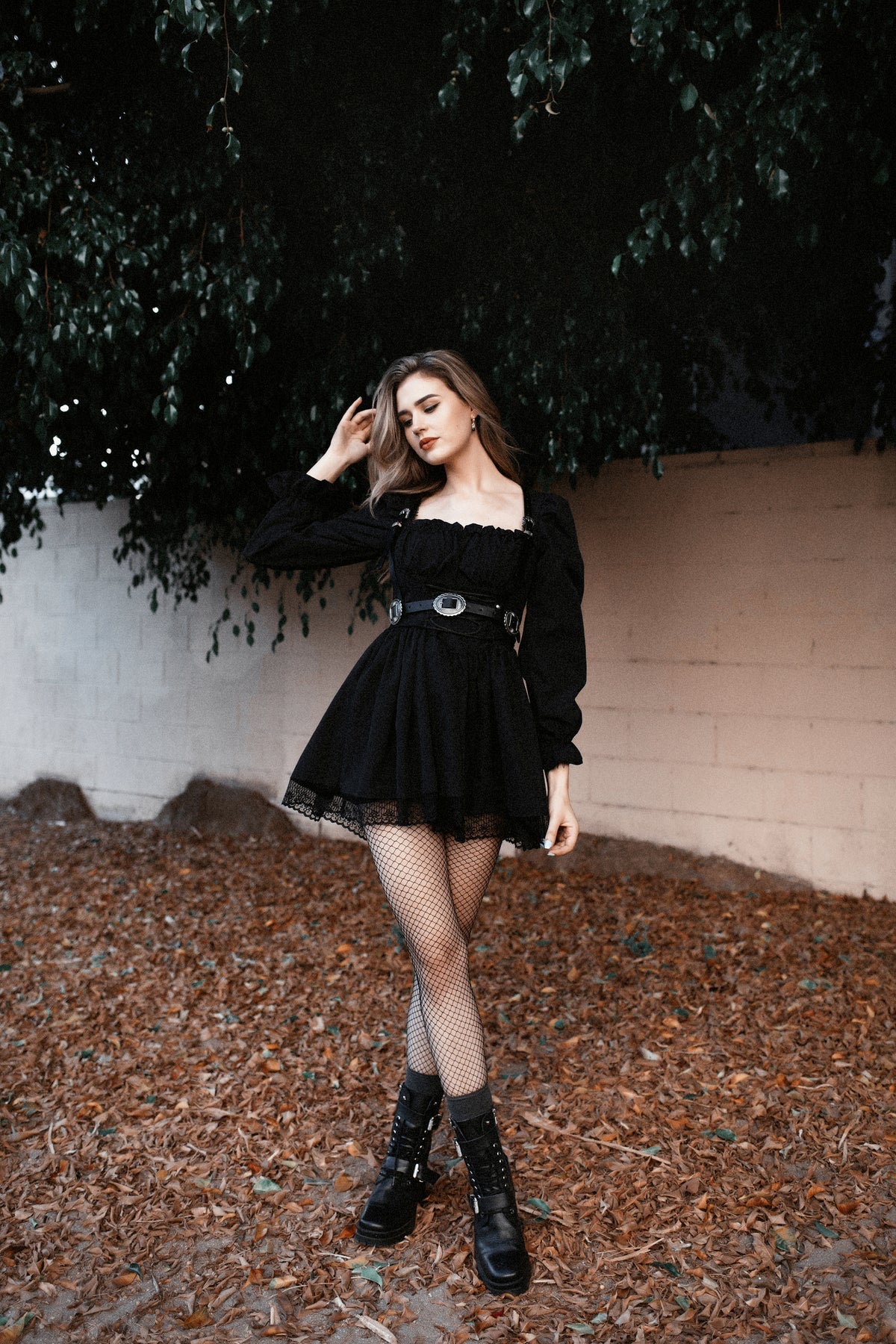 The ‘Mojave Poison’ Western Goth Conch Harness