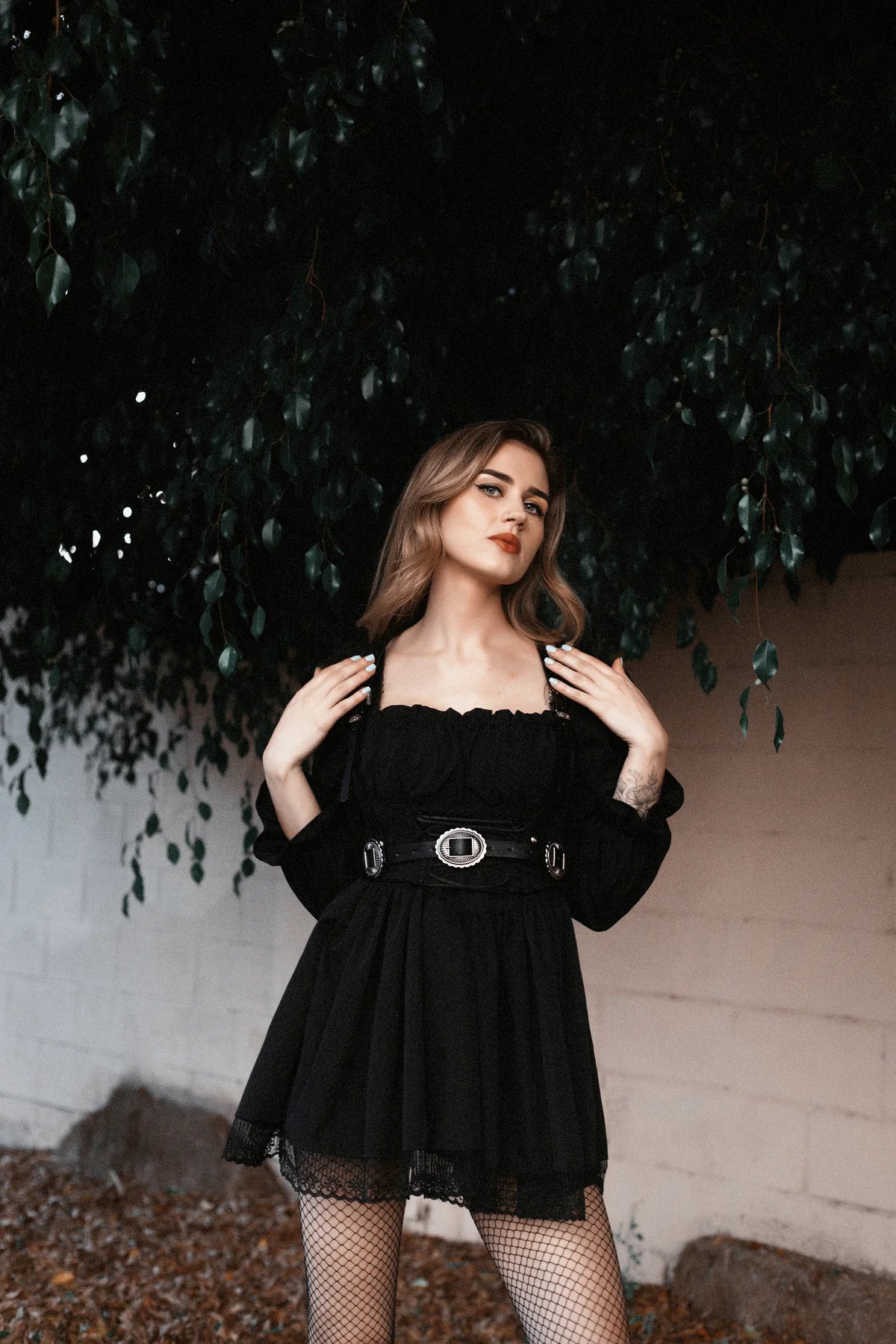 The ‘Mojave Poison’ Western Goth Conch Harness