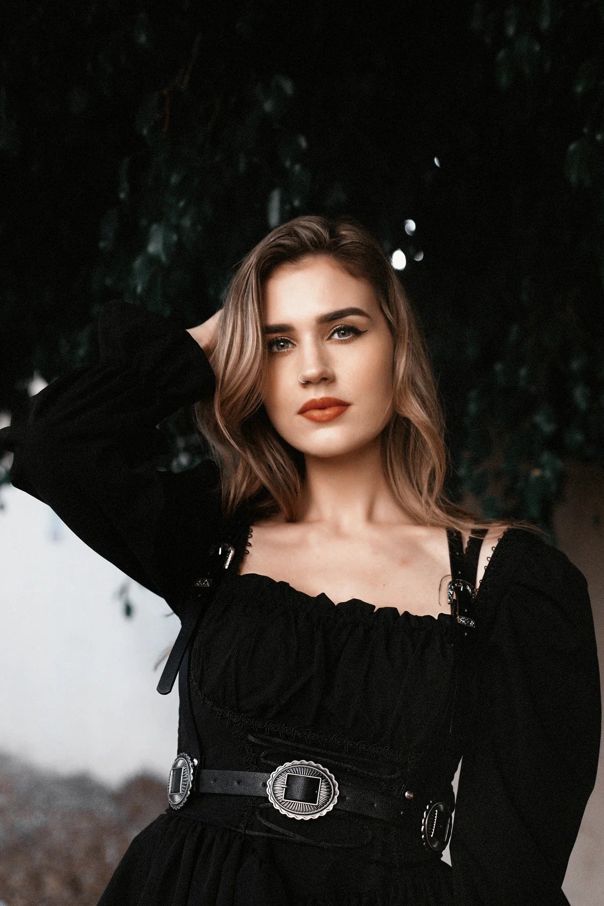 The ‘Mojave Poison’ Western Goth Conch Harness