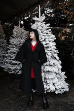 The Nevermore Full-Length Caped Coat - Goth Mall