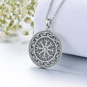 Silver Celtic Viking Necklace - Goth Mall
