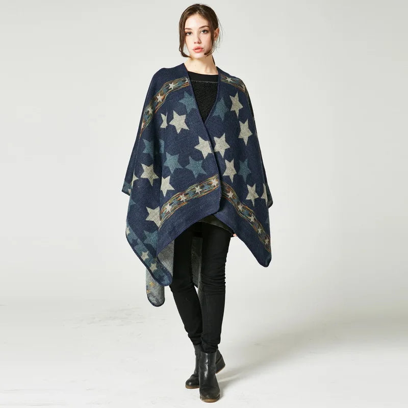 Boho Goth Poncho Wrap - Goth Mall