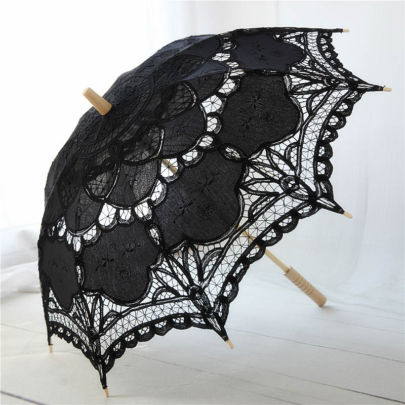 Victorian Lace Parasol - Goth Mall