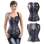 Strapped Leather Corset