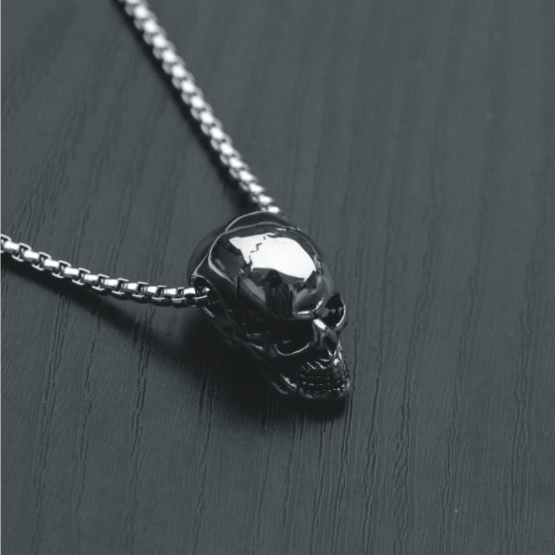 The Heavy Skull Necklace - Goth Mall