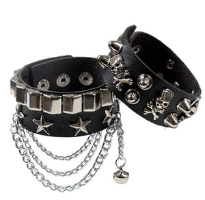 Sweet Girls Bracelet en acier inoxydable Mignon Punk Cool Bracelet italien