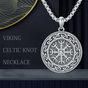 Silver Celtic Viking Necklace - Goth Mall