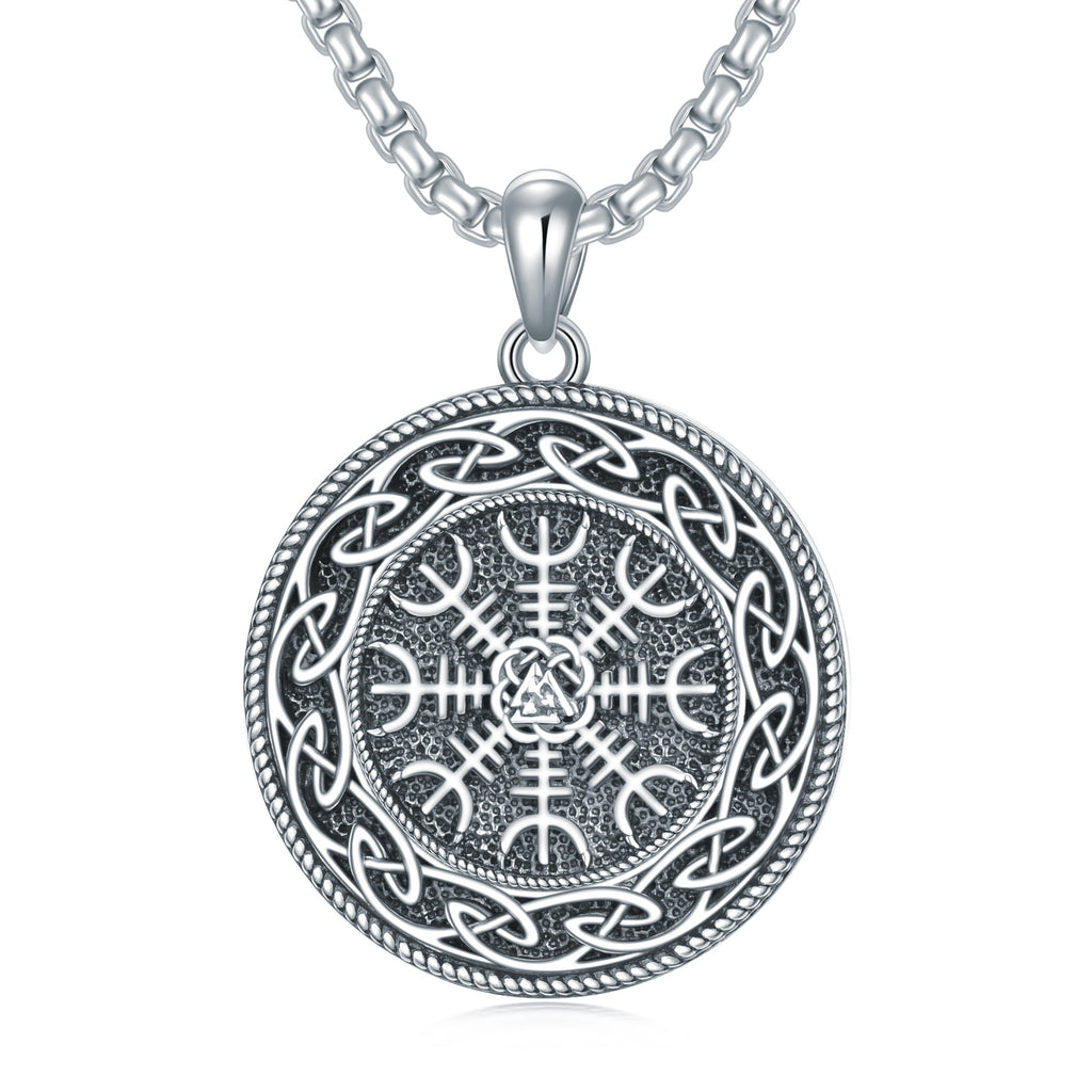 Silver Celtic Viking Necklace - Goth Mall