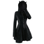 Cat Ears Hoodie Dress