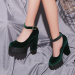 The Velvet Xtra Chunky Platforms - Goth Mall
