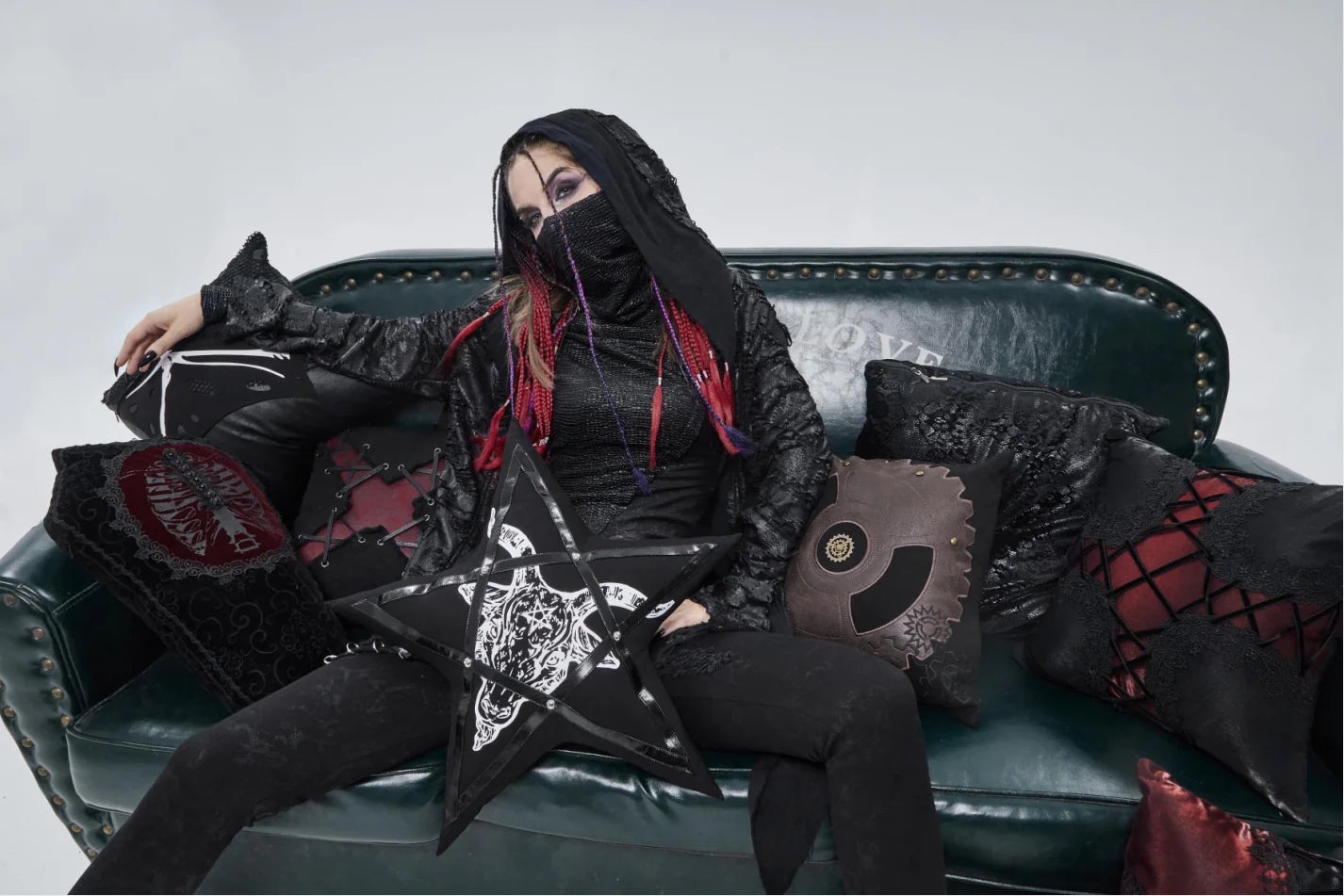 Gothic Stitch Pillow