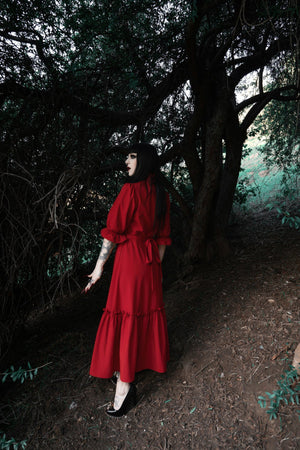 pearl red dress The Pearl Dress XS