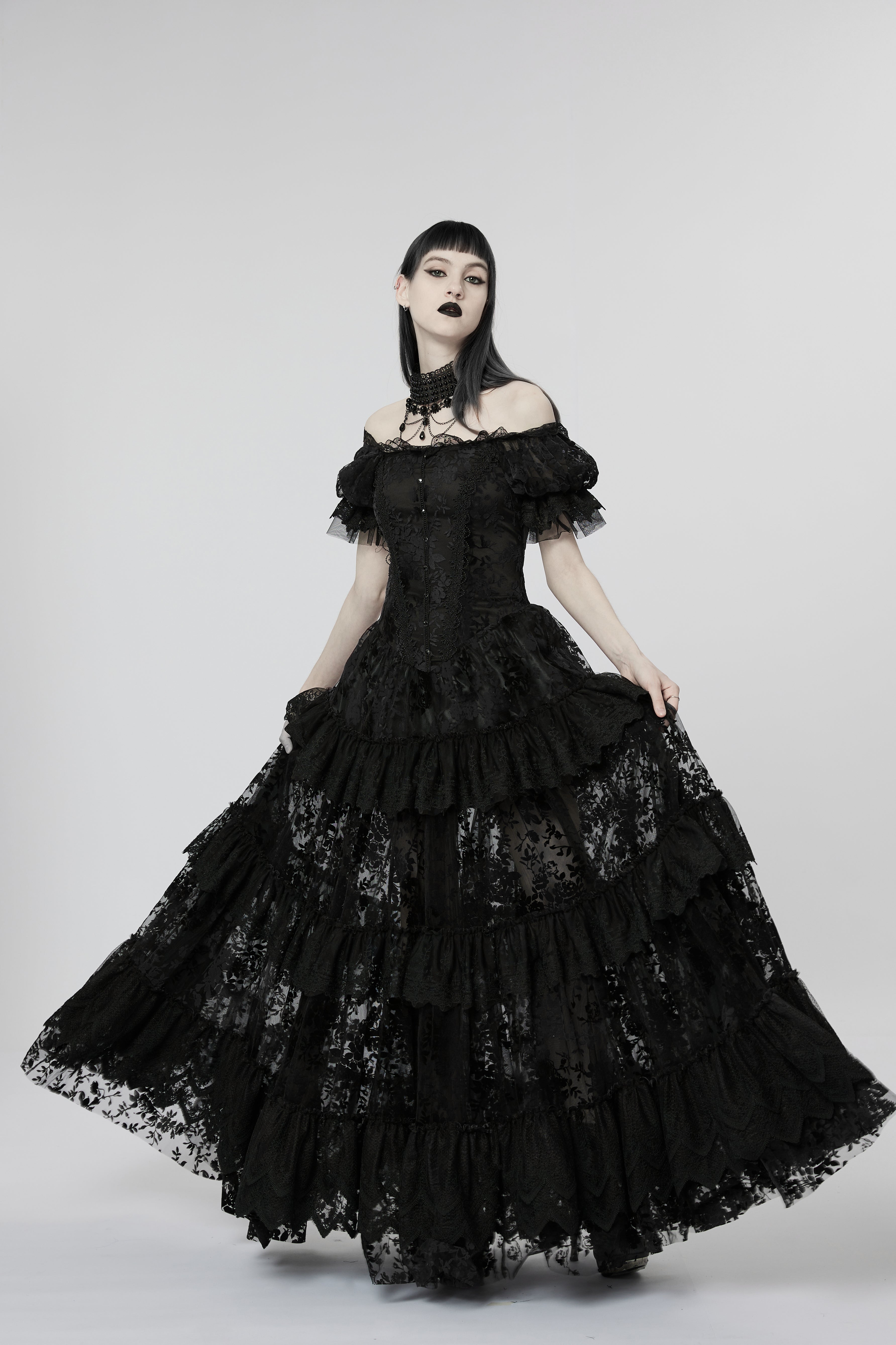 The Deluxe Dark Victoria Dress