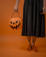 Orange Haunted Hallows Pumpkin Pail