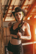 The ‘Mojave Poison’ Western Goth Conch Harness