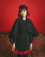 The Nevermore Caped Coat - Goth Mall