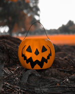 Orange Haunted Hallows Pumpkin Pail