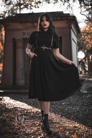 black crane mesh dress Crana Mesh Midi Dress