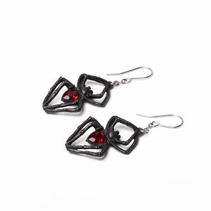 Black Widow Earrings - Goth Mall