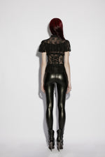 The Gothic Corset Leggings - Goth Mall