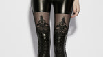 The Gothic Corset Leggings - Goth Mall