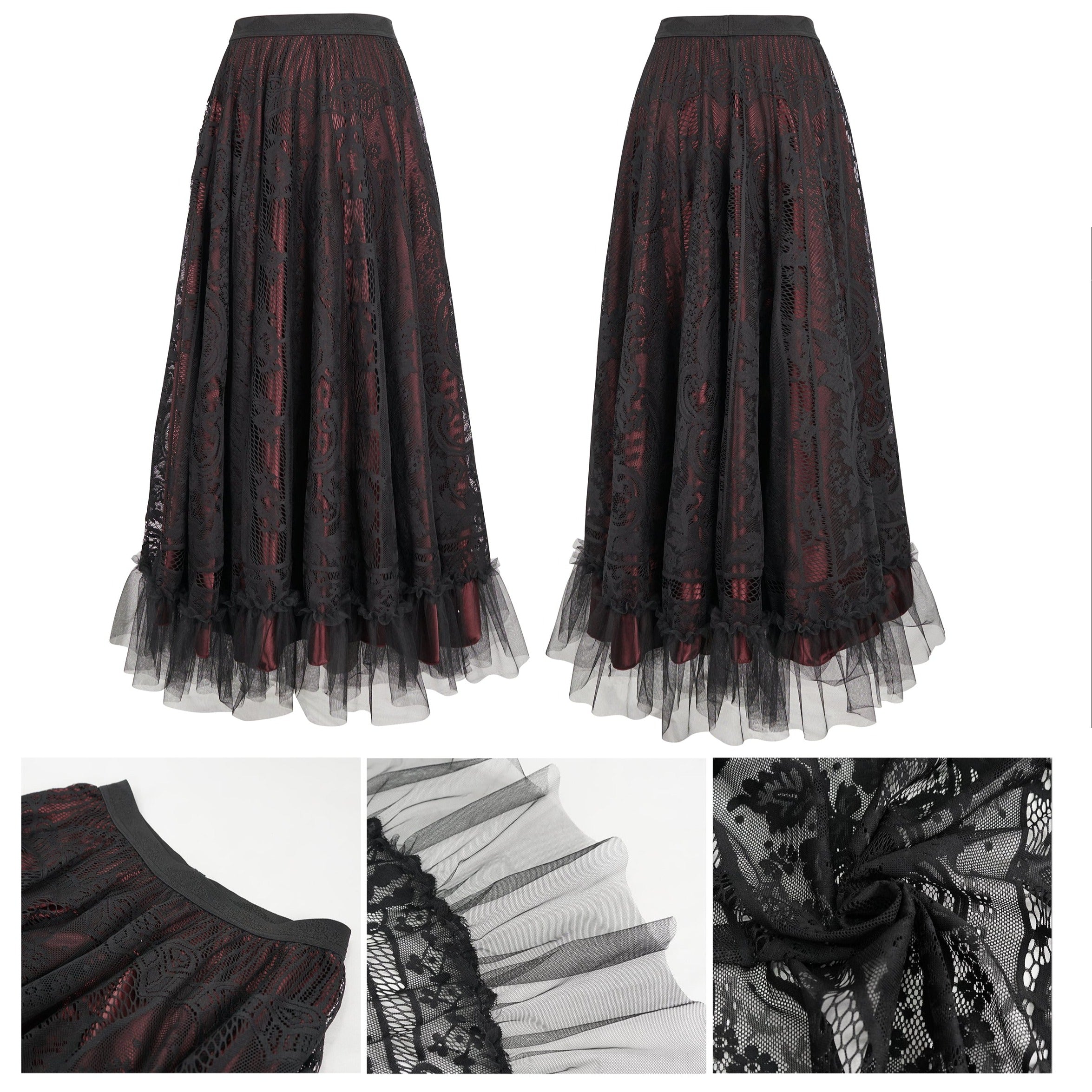 The Isabella Skirt - Goth Mall