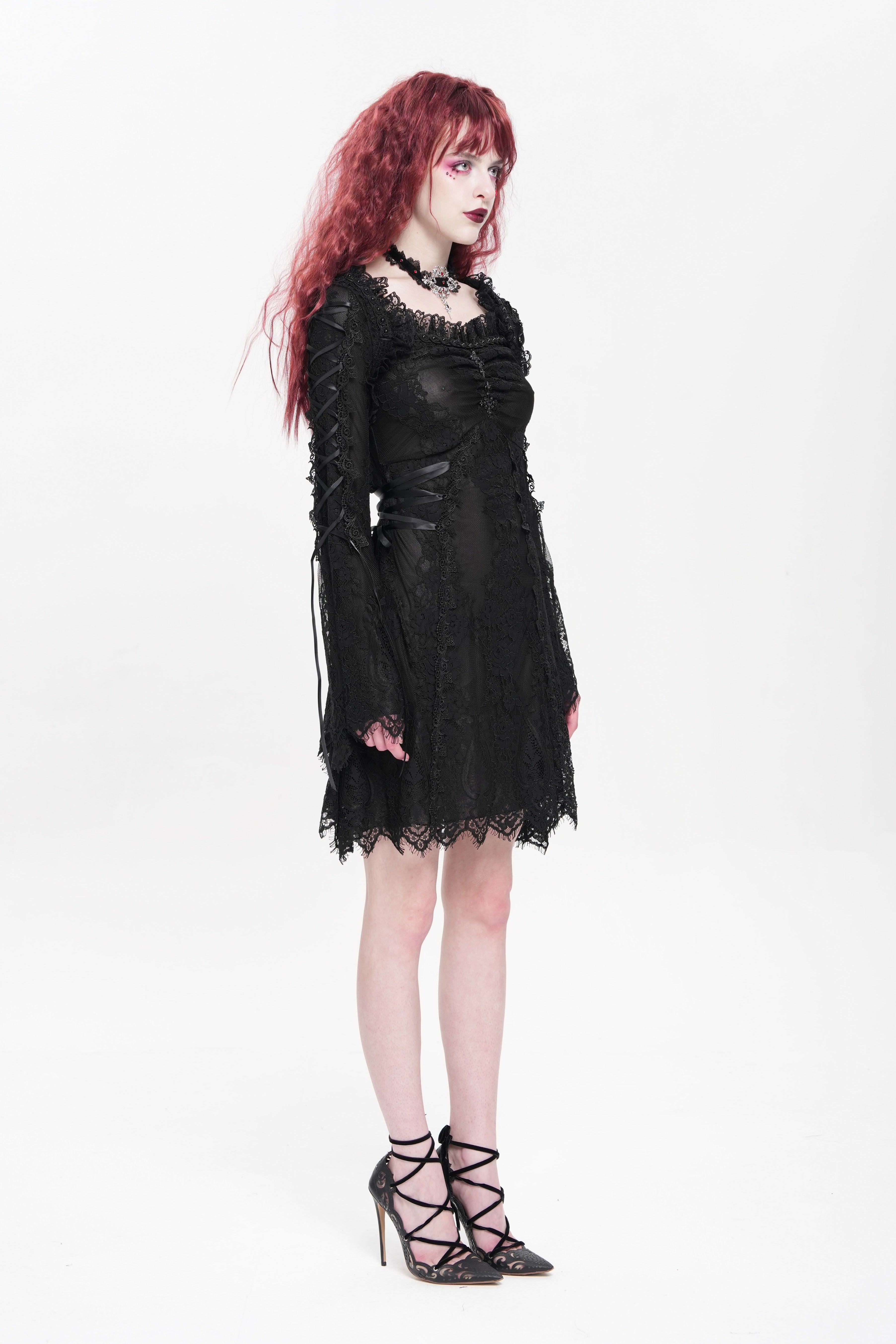 filigree lace dress Gold Filigree Dress / Black-Gold / 8 / Cynthia Rowley
