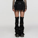 Gothic Rose Pleated Skirt - Goth Mall