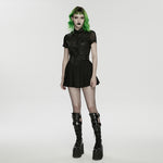 The Nightwatcher Mini Skirt - Goth Mall