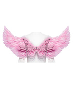 Cotton Candy Angel Wings