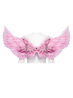 Cotton Candy Angel Wings