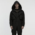 The Vincent Hooded Coat - Goth Mall