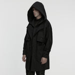 The Vincent Hooded Coat - Goth Mall