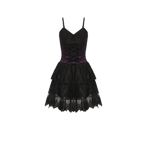 purple and black dress goth Cross Belle Corset Waist Gothic Lolita Buy now! gothic black and purple dress