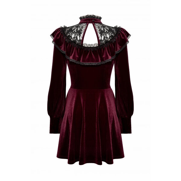 Dark In Love Red Velvet Doll Dress Size: XS Dark In Love Red Velvet Doll Dress Size: XS