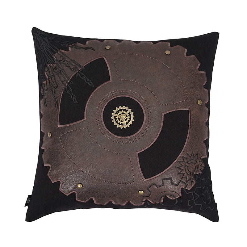 Steam Cogs Pillow - Goth Mall