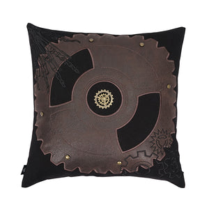 Steam Cogs Pillow - Goth Mall