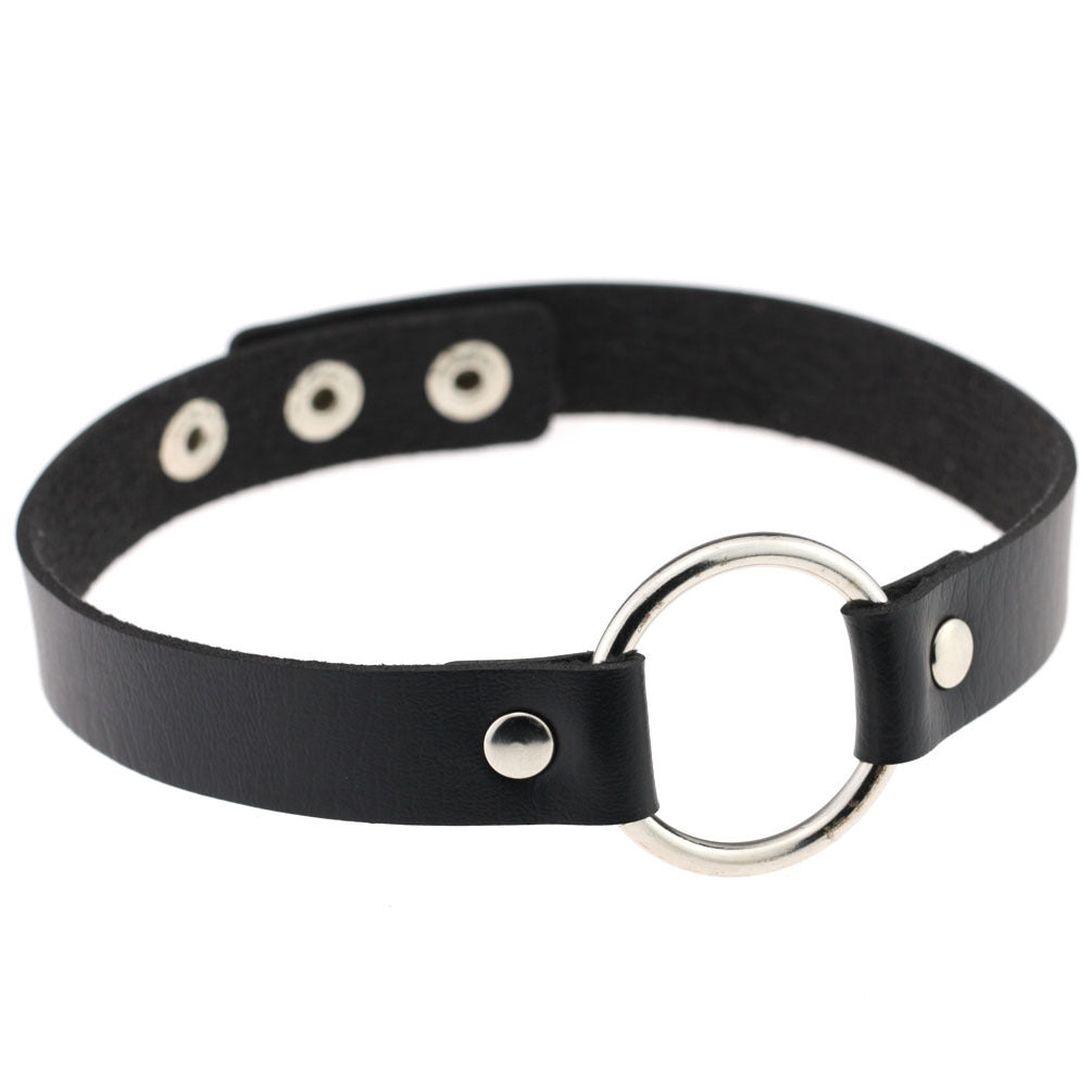 Simple O-Ring Collar - Goth Mall