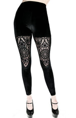 Cathedral Window Leggings - Goth Mall