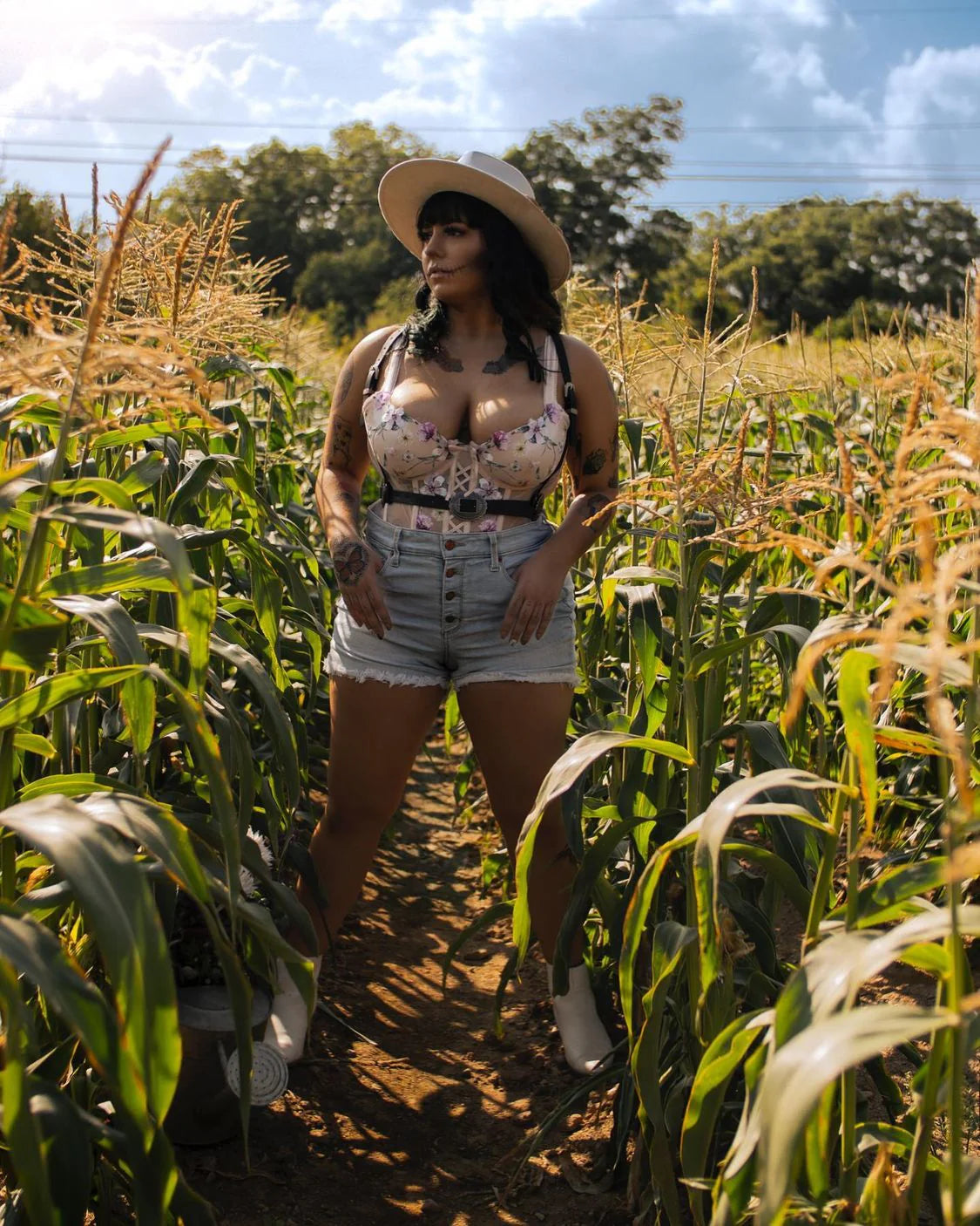 The ‘Mojave Poison’ Western Goth Conch Harness