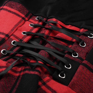 The Tartan Corset Dress - Goth Mall